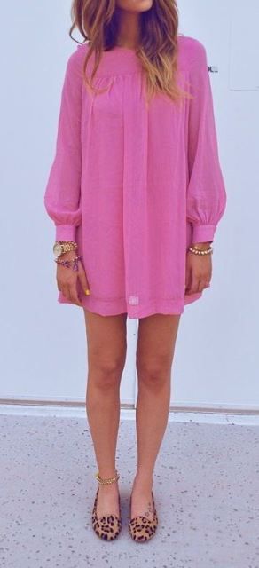 H & M Fuschia dress-I am on the hunt!