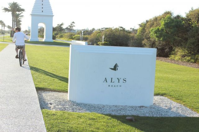 I love the logo of Alys Beach, don t you? We rode for 2 1/2 hours this day-it was sooooo beautiful. It s up there with the best bike ride I have ever had, honestly. All of us on our bikes, perfect temps, the sunset. I am glad we kept on riding, it STORMED the next 4 days. I love the logo of Alys Beach, don t you? We rode for 2 1/2 hours this day-it was sooooo beautiful. It s up there with the best bike ride I have ever had, honestly. All of us on our bikes, perfect temps, the sunset. I am glad we kept on riding, it STORMED the next 4 days.